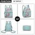 LG1866F-MISS LULU STYLISH LADIES RUCKSACK LEATHER PRINTED BACKPACK BLUE LG1866F-MISS LULU STYLISH LADIES RUCKSACK LEATHER PRINTED BACKPACK BLUE